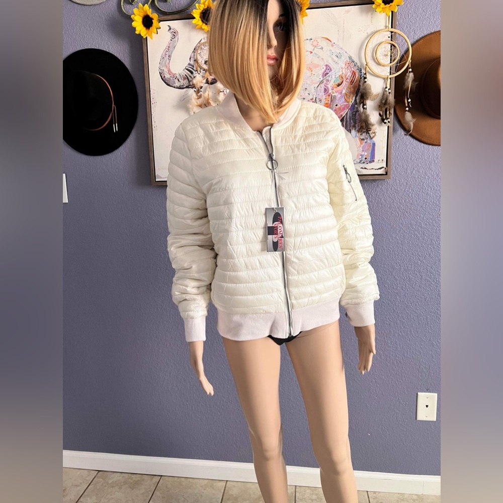 Palamares Sports Ivory bomber jacket